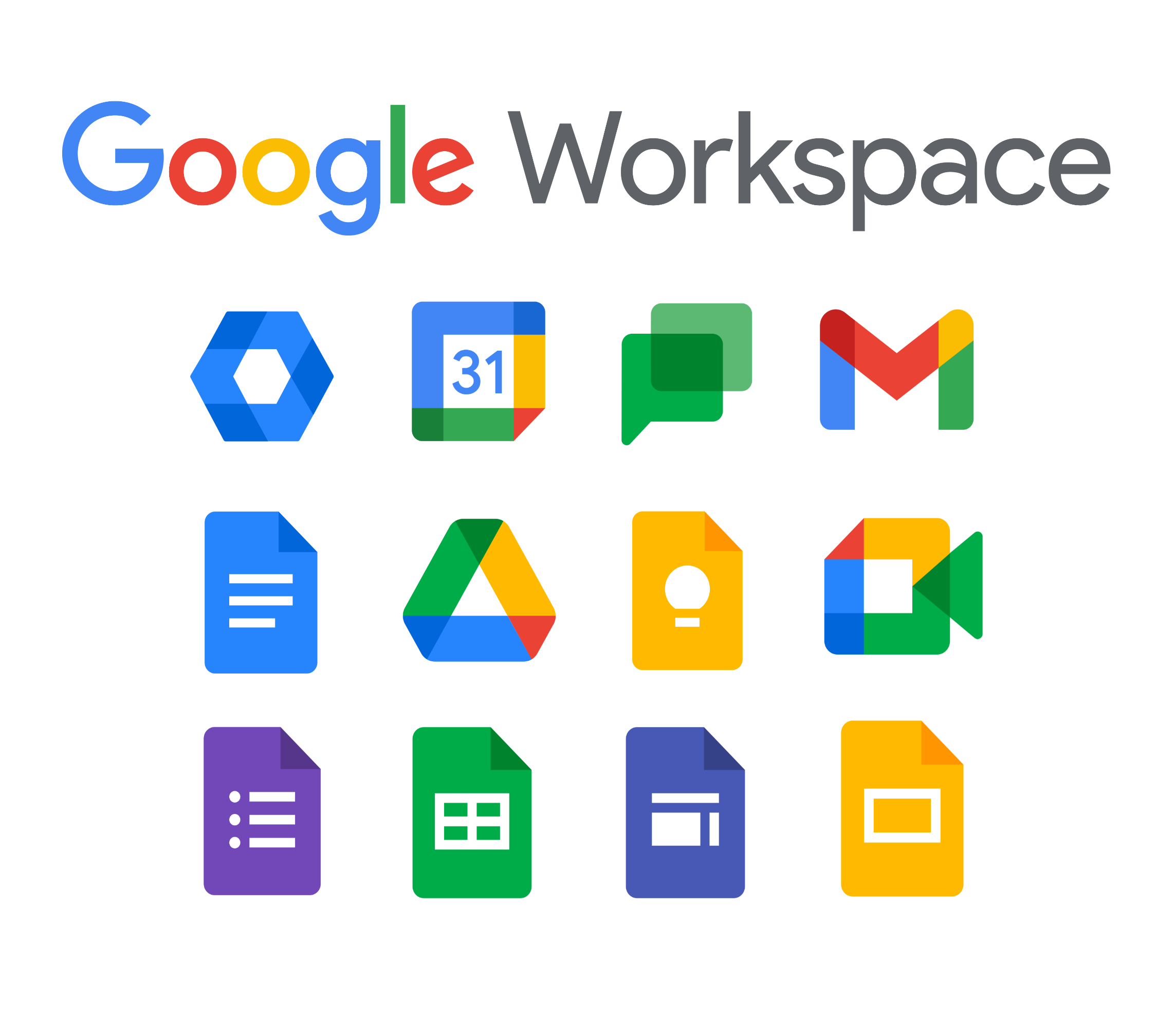 Aplicaciones De Google Workspace   Workspace Main 